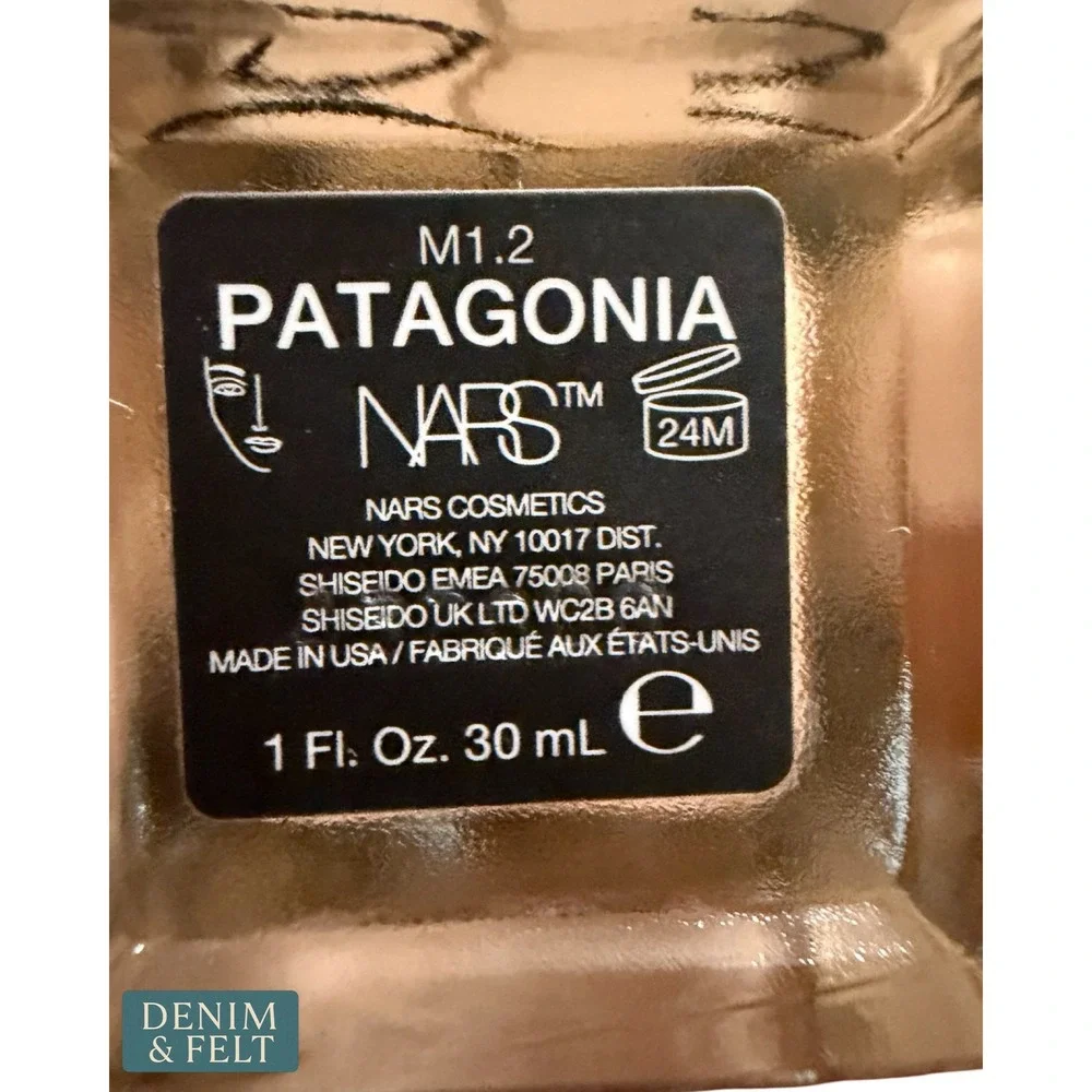 NEW NARS Natural Radiant Longwear Foundation Patagonia Medium 1.2 Full Coverage